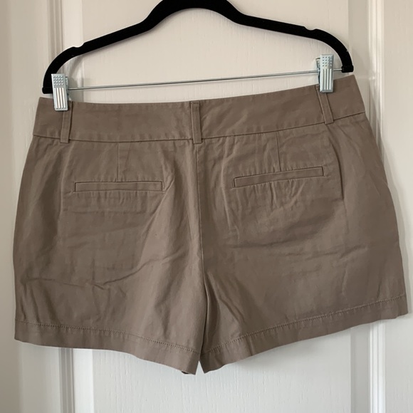 LOFT Light Brown 100% Cotton 4” Inseam Shorts Size 8 New With Tag - Picture 10 of 14